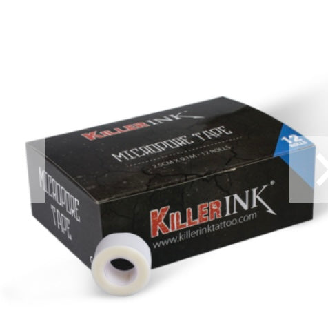 Killer Ink Micropore Tejp - 2,5cm x 9,1m